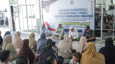 H. Kartoyo Ajak Warga Desa Sungai Paring Gali Potensi Lewat Sosialisasi Perda Pemberdayaan