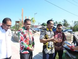 Bupati Pulang Pisau Tinjau Progres Peningkatan Infrastruktur di Kawasan Lewu Bahalap