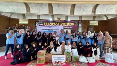 Bersama Masyarakat, Pelindo Regional 3 Sub Regional Kalimantan Rayakan Pelindo Day dengan Aksi Sosial