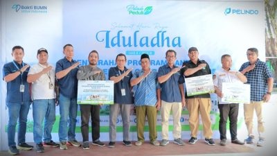 Bantuan Hewan Kurban Disalurkan PT Pelabuhan Indonesia (Persero) Regional 3 Subregional Kalimantan