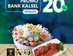 Pengguna Kartu ATM Bank Kalsel Bisa Nikmati Diskon 20 Persen di XO Cuisine dan XO SUKI
