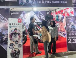PT. Trio Motor Gelar Honda Premium Matic Day di Pantai Pagatan, Pamerkan Motor Matic Premium