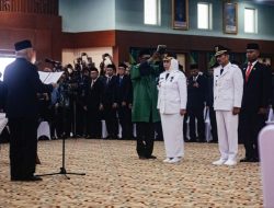 Gubernur Kalsel Lantik Erna Lisa – Wartono, Resmi Pimpin Banjarbaru