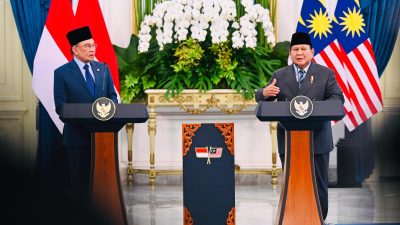 Indonesia dan Malaysia Sepakat Dorong Perdamaian Global dalam Pertemuan di Istana Merdeka