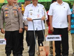 Perkuat Ketahanan Pangan, Polres HSS dan Pemkab Kolaborasi Tanam Jagung