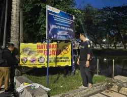 Viral Buaya Muncul di Sungai Zafry Zamzam, Tim Gabungan Pasang Spanduk Bahaya