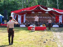 Tutup Pertikarada Kalsel XII, Kapolres Balangan Tekankan Peran Pramuka di Era Teknologi