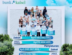UPZ Bank Kalsel Salurkan Rp3,2 Miliar Zakat, Infak, dan Sedekah kepada 6.721 Mustahik