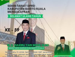 Sekretariat DPRD Mengucapkan Selamat Ulang Tahun Sekda Barito Kuala