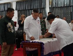 Pengurus PMI HST Resmi Dilantik, Ini Pesan Bupati Samsul Rizal