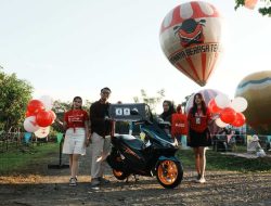 PT Trio Motor Semarakkan Festival Balon Udara Pertama di Kalsel, Usung Semangat One Heart