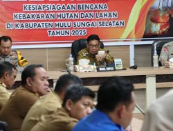 Pemkab HSS Perkuat Sinergi Lintas Sektor Hadapi Ancaman Karhutla
