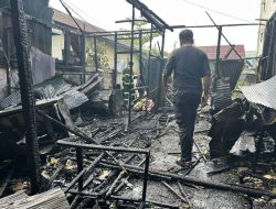 Tiga Tempat Usaha di Belitung Darat Ludes Terbakar, Diduga Akibat Ledakan Kompor