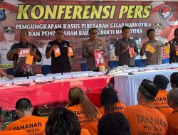 Musnahkan Narkoba Senilai Rp1,6 Miliar, 47 Tersangka Diamankan Polresta Banjarmasin