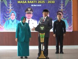 Dorong Keluarga Sejahtera dan Minat Baca, Bupati Yamin Lantik TP PKK dan Bunda Literasi