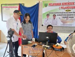 Lewat PELANDUKMAS, Dukcapil Bartim Jemput Bola Adminduk untuk Pelajar