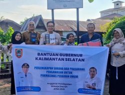 Gubernur Kalsel Salurkan Bantuan Perlengkapan ke Pokmaswas HSS, HSU, dan Balangan