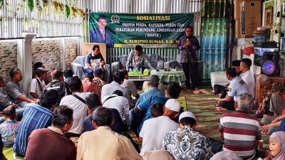 Suripno Sumas Ajak Warga Banjarmasin Jaga Ketertiban Umum Lewat Sosialisasi Perda
