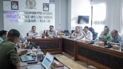 Bapemperda DPRD Kalsel Gelar Rapat Harmonisasi Sejumlah Raperda