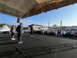 Aksi Serentak Tanah Bumbu : Layanan Publik Mudah dan UMKM Meriahkan Depan Masjid Al-Falah