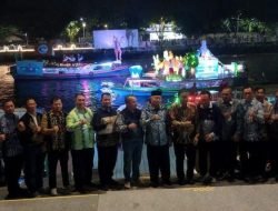 Festival Jukung Hias Warnai Malam Banjarmasin, Pesona Sungai Martapura Makin Memikat