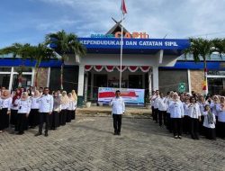Disdukcapil Tanah Bumbu Gelar Apel Budaya Kerja, Mantapkan Langkah Menuju WBBM 2026