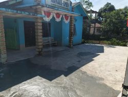 Kebahagiaan Santri Usai Halaman Pesantren Dicor Satgas TMMD ke-125 Banjarmasin