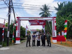 Meriahkan HUT ke-80 RI, Kodim 1002 HST Gelar Lomba Kreatifitas Gapura