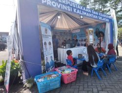 Stand Baca Dispersip Kalsel Jadi Magnet Pengunjung di Kalsel Expo 2025