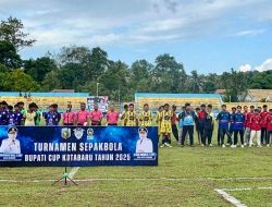 Bupati Cup 2025 Resmi Dibuka, Pemkab Kotabaru Gali Potensi Atlet Sepak Bola