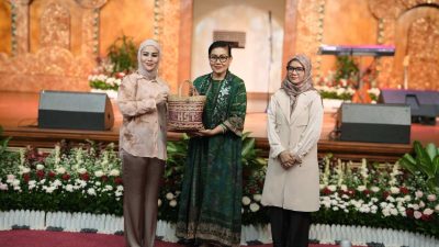 Silaturahmi dengan PKK Bali, Mama Deden Harapkan PKK HST Kembangkan Pengetahuan
