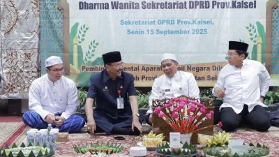 Meneladani Akhlak Rasulullah SAW, Sekretariat DPRD Kalsel Gelar Peringatan Maulid Nabi
