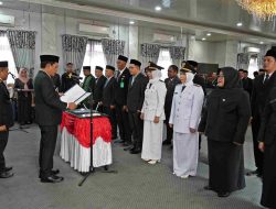 Bupati Balangan Lantik 13 Pejabat Baru, Diberi Tugas Strategis Perkuat Kinerja Daerah