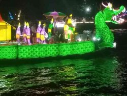 Perahu Naga Bank Kalsel Sabet Juara Pertama Festival Jukung Hias Harjad ke-499 Banjarmasin