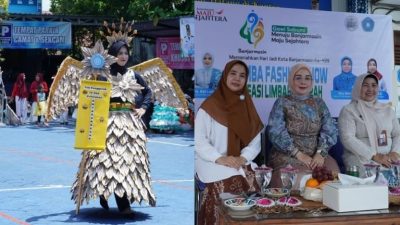 Fashion Show Kreasi Limbah Warnai Harjad ke-499 Kota Banjarmasin