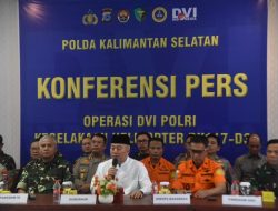 Helikopter Jatuh di Tanah Bumbu, 8 Korban Berhasil Dievakuasi : Gubernur Kalsel Apresiasi Tim Gabungan