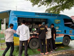Perkuat Literasi Anak Binaan, Perpustakaan Keliling Kalsel Sambangi LPKA Martapura