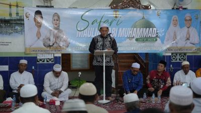 Bupati HST Samsul Rizal Safari Maulid di Masjid Assalihin Batu Tangga