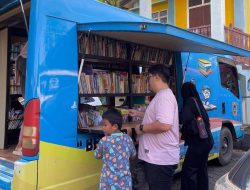 Perpustakaan Keliling Hadir di Taman Edukasi Banua Lalu Lintas