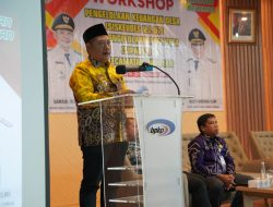 Bupati HST Samsul Rizal Resmikan Workshop Siskeudes Bagi Aparatur Pemdes se-Kecamatan Haruyan