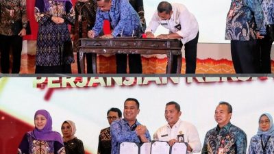 Misi Dagang Hasilkan Komitmen Besar Lintas Sektor, DKP Kalsel dan DKP Jatim Lakukan Kerjasama Bidang Kelautan dan Perikanan