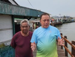 Rosehan NB Tinjau Titian Kampung Hijau, Usulkan Pembangunan Permanen