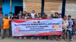‎Polda dan Pemuda Pasar Sentra Antasari Jaga Kondusifitas Menjelang Akhir Tahun