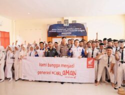 Trio Motor Gandeng Polresta Banjarmasin, Pelajar SMK Maestro Islamic School Dibekali Edukasi Safety Riding