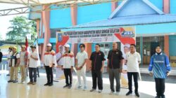 Dilepas Wakil Bupati, Atlet HSS Targetkan Tembus Lima Besar Porprov