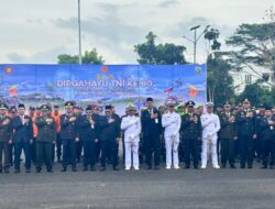 HUT ke-80 TNI di Kotabaru, Panglima TNI Tekankan Soliditas Prajurit dan Kewaspadaan Hadapi Dinamika Bangsa
