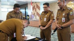 Pemkab Kotabaru Teken Komitmen Tindak Lanjut Rekomendasi BPK, Target Selesai 85 Persen Tahun Ini