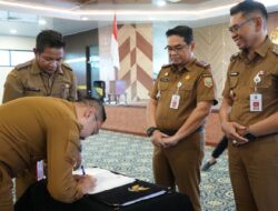 Pemkab Kotabaru Teken Komitmen Tindak Lanjut Rekomendasi BPK, Target Selesai 85 Persen Tahun Ini