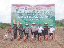 Sekda Pulang Pisau Hadiri Penanaman Jagung Serentak Kuartal IV, Dukung Swasembada Pangan 2025