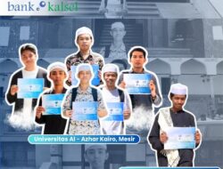 UPZ Bank Kalsel Biayai Pembelian Kitab untuk 7 Mahasiswa Kalsel di Mesir dan Yaman